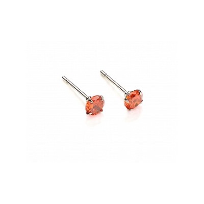 Серьги-гвоздики PR1469 -8 оранж