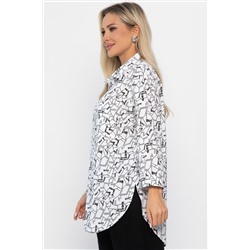 Блуза Твой стиль (черно-белая) Б13793-3М