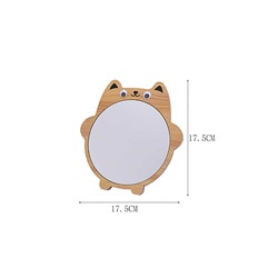 Farres. CM003 Зеркало косметическое настольное "Медвежонок" 17,5х17,5х1,5см