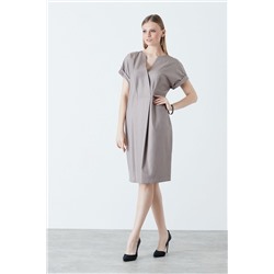 Nelva 5999 пепельно-коричневый, Платье