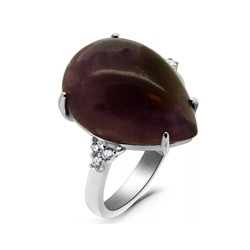 Кольцо из серебра аметист, МЦВ077