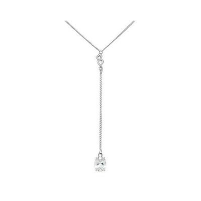 Колье из серебра куб.циркон., Ю-51001