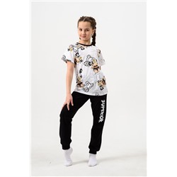 Детская пижама с брюками Краш короткий рукав НАТАЛИ #981419