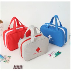 Аптечка дорожная с ручками СИНЯЯ