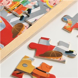 Детский развивающий пазл «Пожарные» 20х32х0,5 см