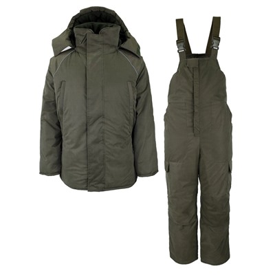 Костюм мужской "Nerub" зимний, куртка/полукомб. (Tokio/Fleece) олива К-474