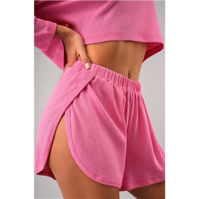 Женская пижама с шортами из ажурного хлопка Happyfox