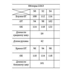 Verita 2263, Брюки,  Блуза