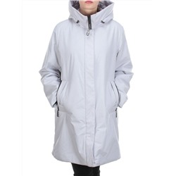M818 LIGHT GRAY Куртка демисезонная женская (100 гр. синтепон) размер 52