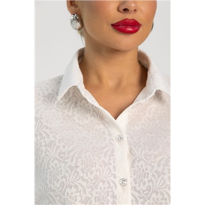 Рубашка кружевная Маринара (белая) Б14252-10М