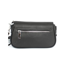 Сумка женская натуральная кожа GU 2066-822,  1отд+карм/перег,  2плеч/рем,  черный 256856