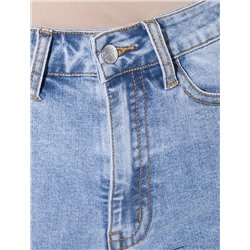 Джинсы mom-fit из эластичного денима