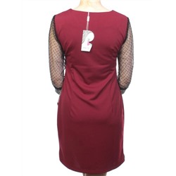 M1909 Платье женское (90% полиэстер, 10% эластан) размер 42