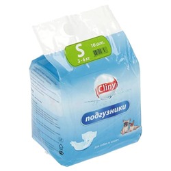 Подгузники Cliny для собак и кошек 3-6кг S (10шт) K202АГ