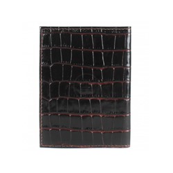 Обложка для автодокументов Premier-О-71 натуральная кожа коричн.темн крокодил (83)  129823