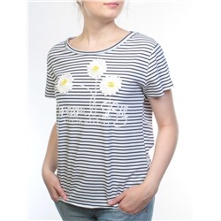 1767 Футболка женская (95% хлопок, 5% эластан) размеры 44