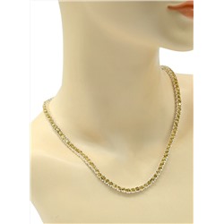 Колье С925 с цитрином, 46см, 32,5г