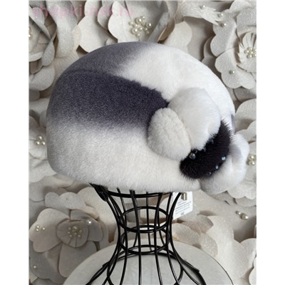 Француз Бант кролик Берет женский (56-58)