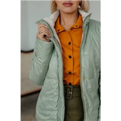 Стильная леди М-684 мята, Куртка