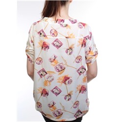 702 Рубашка женская (100% хлопок) размер 50 российский