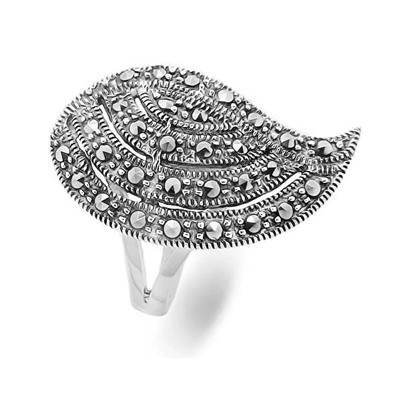 Кольцо из серебра марказит, SL-AGA67