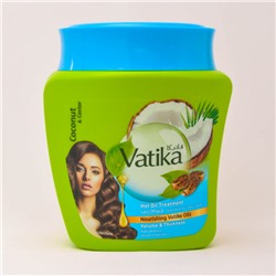 Vatika COCONUT AND CASTOR Volume And Thickness Mask, Dabur (Ватика КОКОС И КАСТОРОВОЕ МАСЛО Маска ОБЪЕМ И ТОЛЩИНА для тонких волос, Дабур), 500 г.