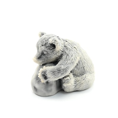 Фигурка из мрамолита "Медвежонок №4" 42*45*35мм