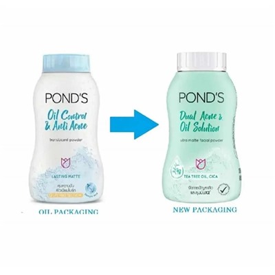 OIL CONTROL & ANTI ACNE Lasting Matte, Pond's (Минеральная рассыпчатая пудра для лица ПРОТИВ ЖИРНОСТИ КОЖИ И АКНЕ, Понд'с), 50 г.