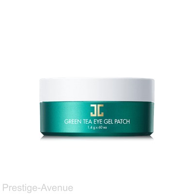 Гидрогелевые патчи с лепестками зелёного чая Jayjun Cosmetic Green Tea Eye Gel Patch 60 шт.