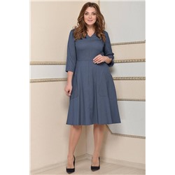 Lady Style Classic 1943/8 синие_тона, Платье