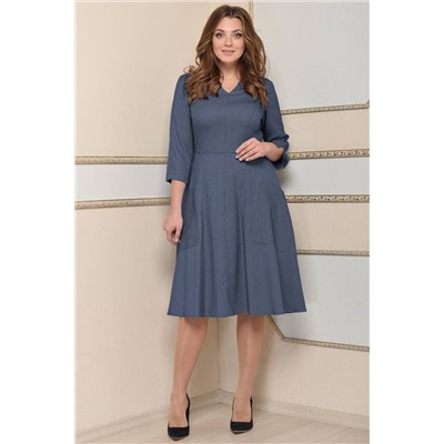 Lady Style Classic 1943/8 синие_тона, Платье