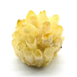 Кристаллическое образование желтого кварца 78*80*82мм, 480г.