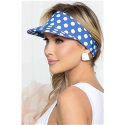 Козырек хлопковый (блю/горох) КЗ22