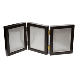 Набор для изготовления слепков ножек и ручек «Лапочка» с тройной рамкой (коричн.рамка)