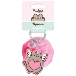 Брелок фигурный с помпоном 4 см пвх PUKS-UA1-PPKC-H1 (181901) Pusheen
