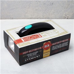 Набор инструментов с фонарем «На удачу», 25 предметов