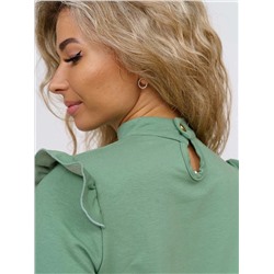 Платье женское Текс-Плюс, цвет зеленый