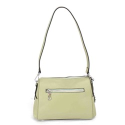 Сумка женская натуральная кожа GU 165-6001,  1отд,  2 плеч/ремня,  зеленый 253146