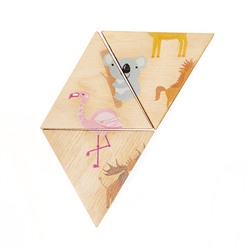 Пазл деревянный «Веселый зоопарк»