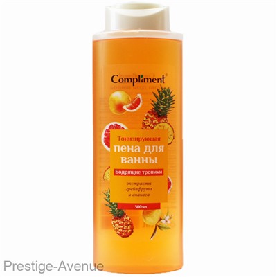 Compliment пена для ванны Бодрящие тропики Тонизирующая, 500 ml
