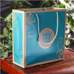 Набор для чайной церемонии керамический «Небо», 7 предметов: 6 пиал 70 мл, чайник 180 мл, цвет изумрудный