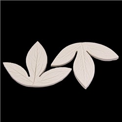 Силиконовый молд - вайнер "Листик №20" 12,5*9,5 см