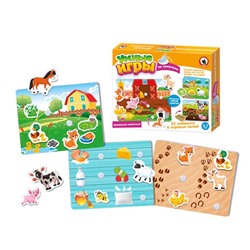 Умные игры на липучках "Домашние животные" 04302 РОССИЯ