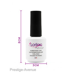 Lorilac каучуковая база для гель-лака 15 ml