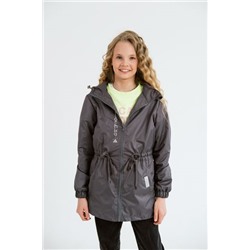 Ветровка "Софт" для девочки темно-серый