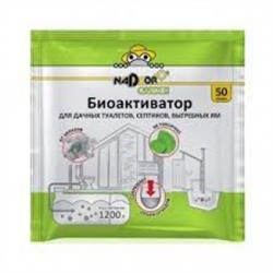 Биоактиватор для дачных туалетов и септиков 50г (Голд Пак)/60шт BIOWC4