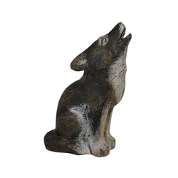 Скульптура из кальцита "Волк"средний 100*60*170мм,
