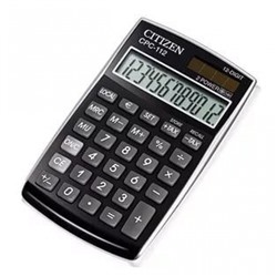Калькулятор CITIZEN 12 разрядов CPC-112BKWB черный 2 питания 9*72*120 мм