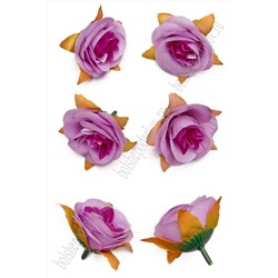 Головки цветов "Роза" 5 см (50 шт) SF-2091, фиолетовый/сиреневый
