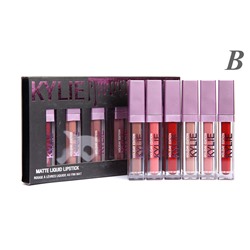 Блеск Kylie - Matte Liquid Lipstick феолет-я уп. (6шт.) B